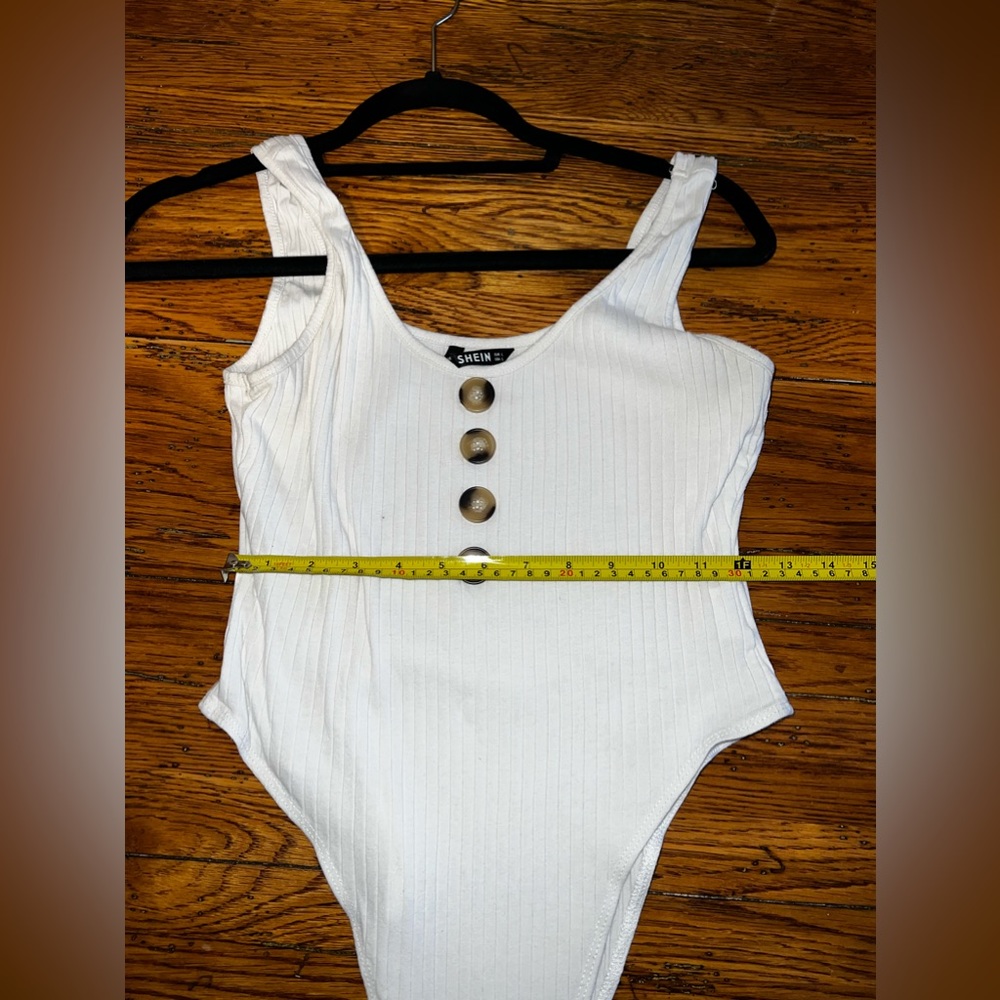 White SHEIN body suit